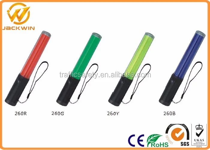 Led Baton Light Police Traffic Control Flashlights Wand
