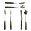 Indian Agate Tableware Set for Western Food Gift