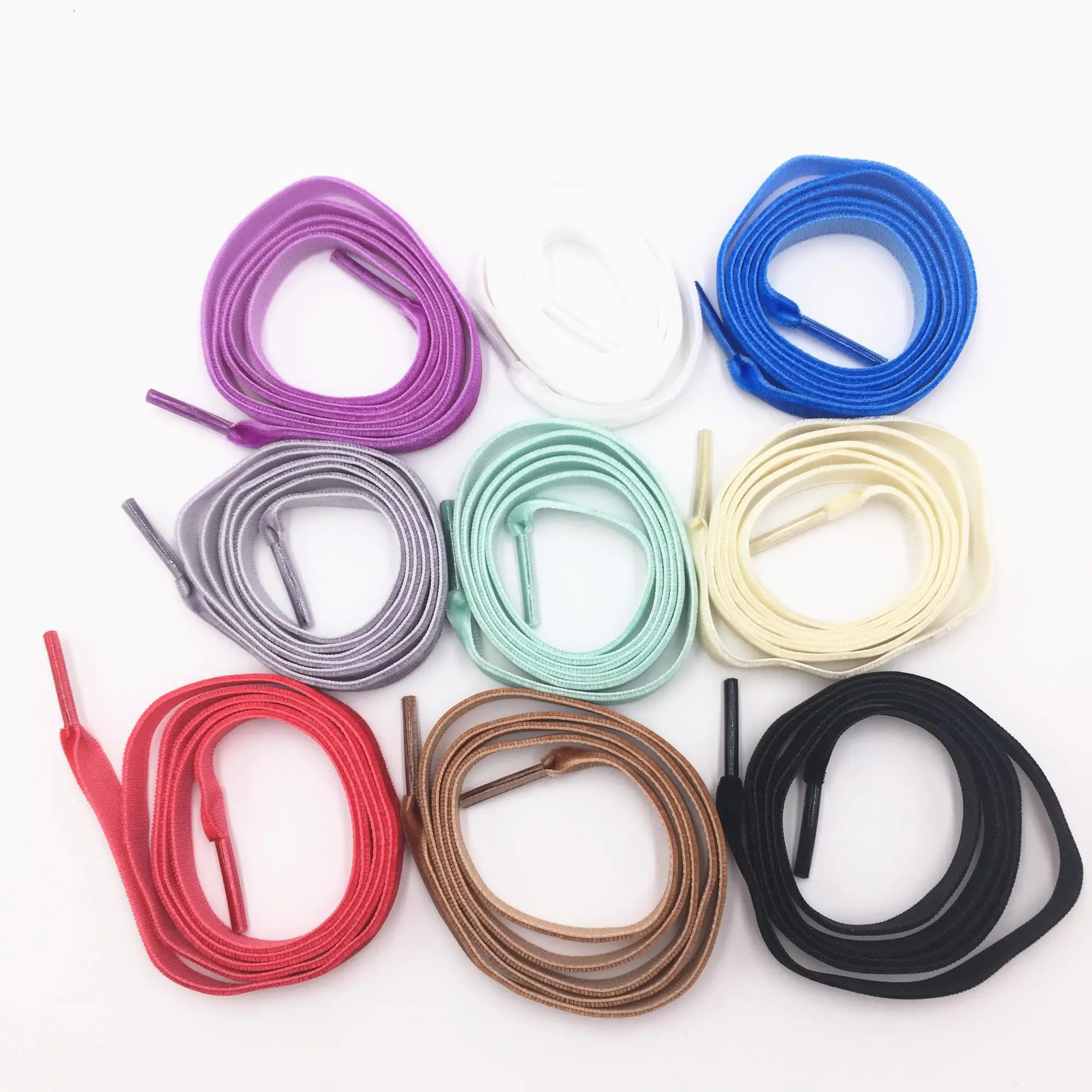 Supply Colorful Funky Velvet Pink Ribbon Shoe Laces Buy Pink Ribbon Shoe Laces,Funky Pink