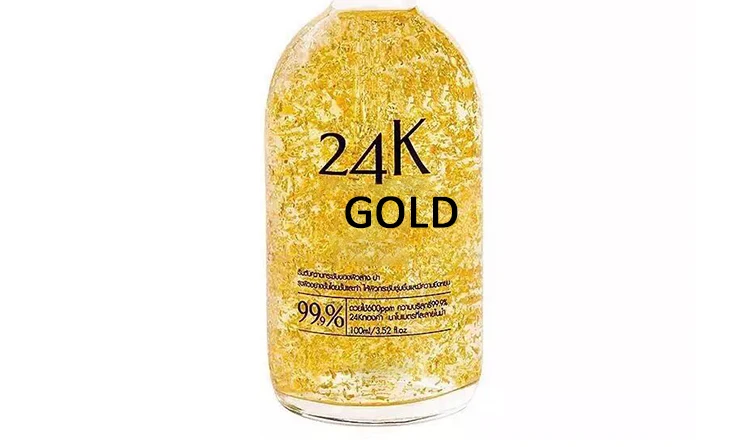 Private label Hyaluronic Acid Collagen 24 K Gold Facial Serum for Anti-aging