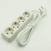 Schuko Germany Plug 4 Ways Extension Socket EU Smart Power Strip with CE ROSH with Surge Protection