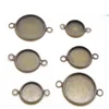 Wholesale Antique Bronze Plated Bracelet Base With 10-20MM Round Setting