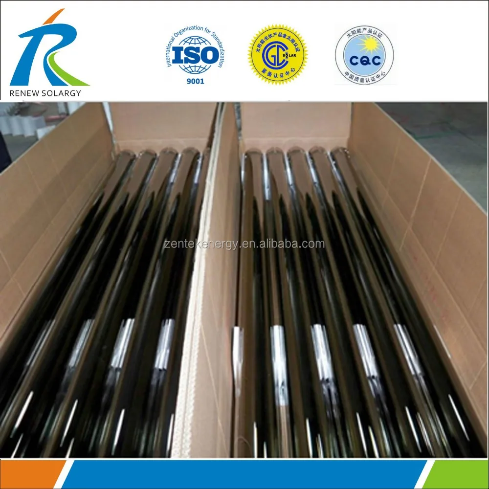 Heat Pipe Solar Water Heater Vacuum Tubes With Glass Vacuum Tube Copper