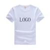Cheap price $0.99 custom Logo printing plain white T shirts for men/women