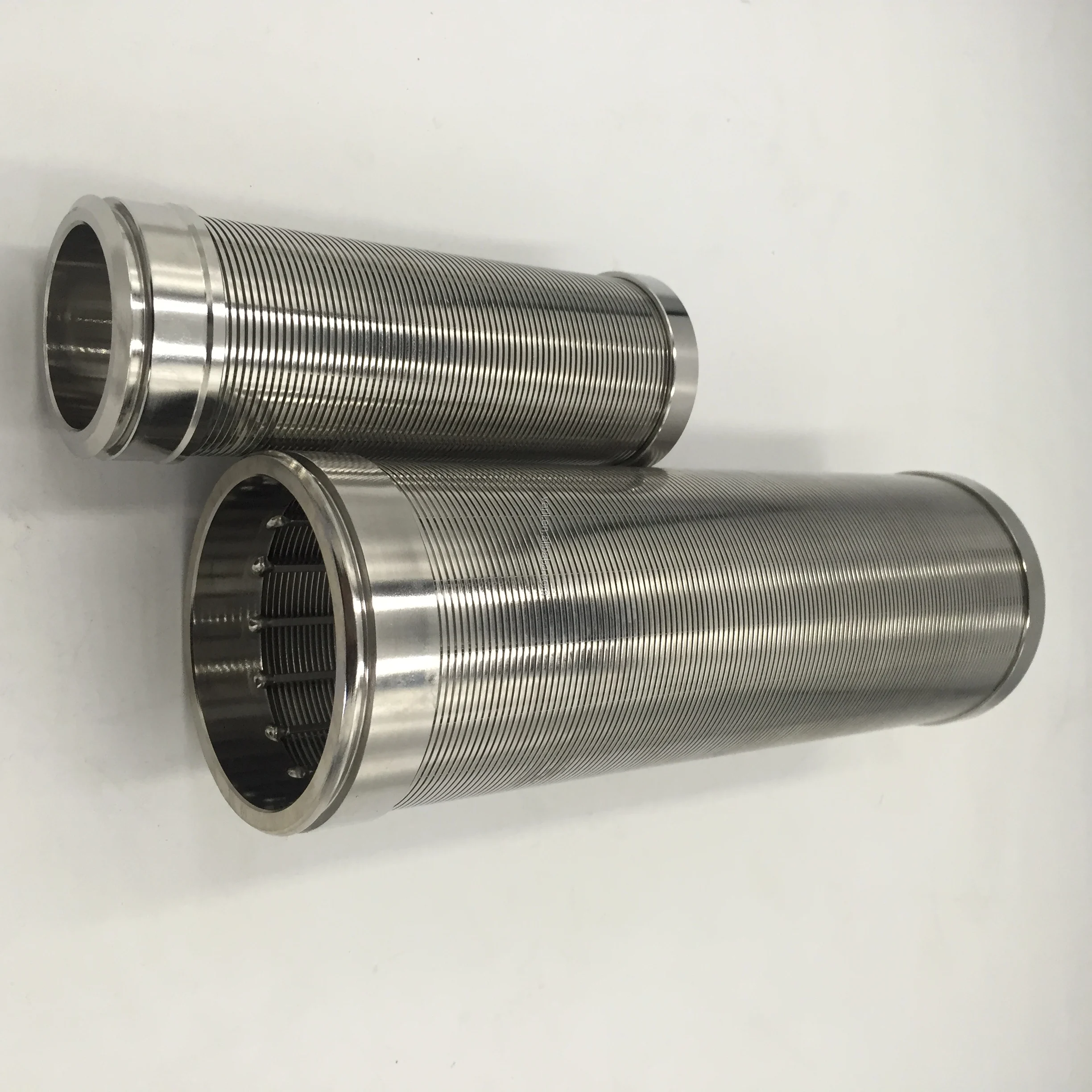 product-700-1 304 316 Micron Stainless steel wedge wire Johnson filter mesh with stiffeners screen