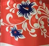 England style print fabric vertical draps fabric window curtain luxury