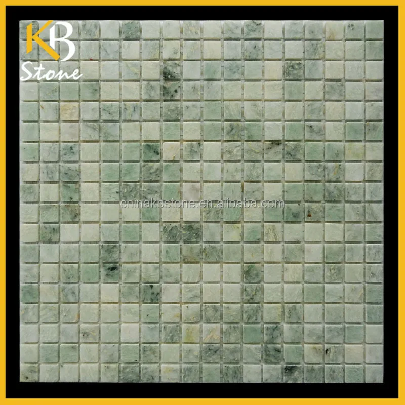 Ming Green Marble Mosaic Tile irregular shape floor tiles