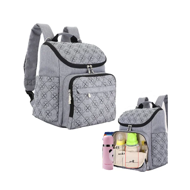 floral backpack diaper bag
