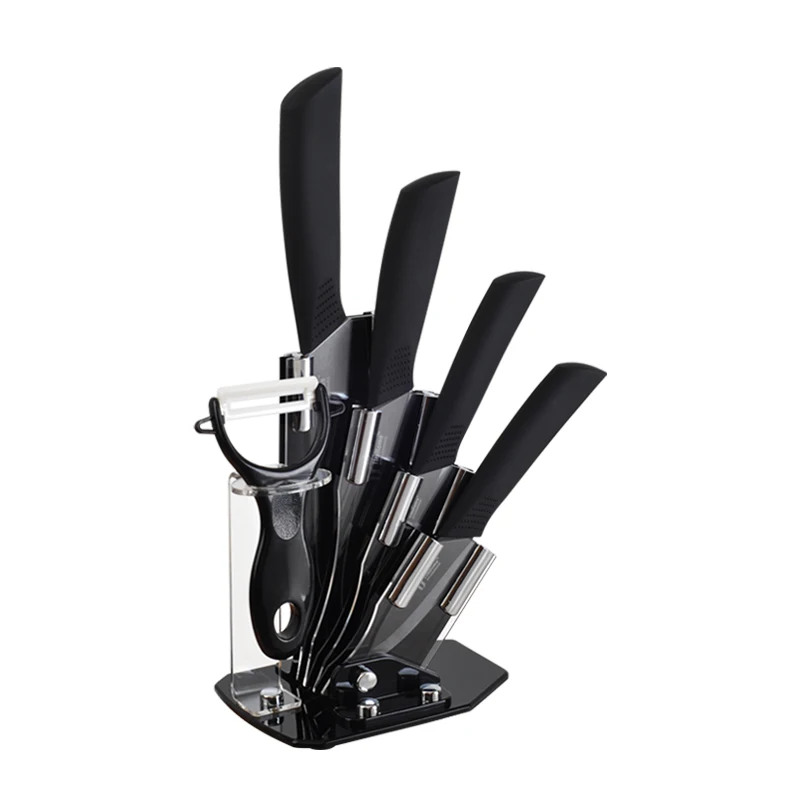 
Timhome Black blade Ceramic Kitchen Knife Set 3