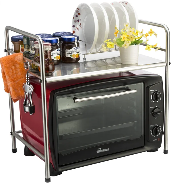 China Supplier Chuzhile Stainless Steel Kitchen Rack Holder Microwave