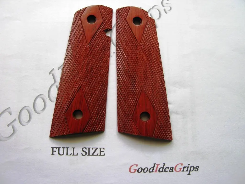 Cool Grip For Colt Officer 1911 Compact Size Kimber Clones Hardwood Magwell Cut