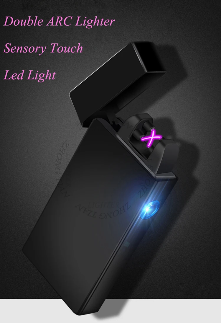 Wholesale Vintage Rechargeable Electric Lighter Sensory Ignite Dual Arc Plasma Lighter Buy