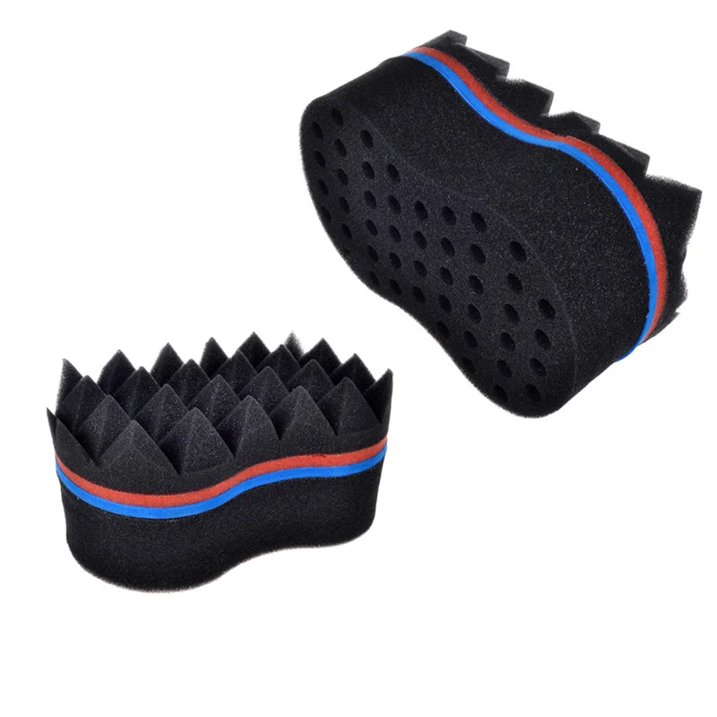 Buy New Double Sides Pyramid Magic Twist Hair Sponge Hair Curl