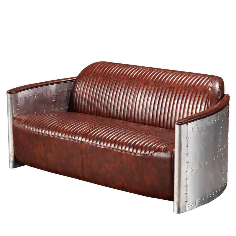 Industrial Leather Sofa Ktv Bar Aluminum Leather Sofa Buy Industrial