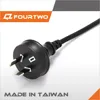 SAA approval australia new zealand 2pin 250v power cord