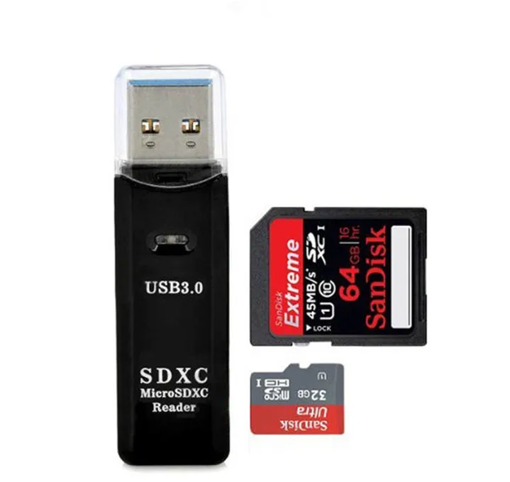 Custom Logo USB 3.0 Card Reader High Speed Single Card Reader SD TF Card Reader - ANKUX.COM