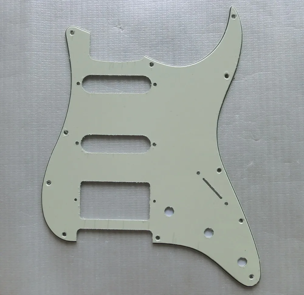 Best Quality Mint Green Guitar Pickguard 11 Mounting Holes Ssh Route