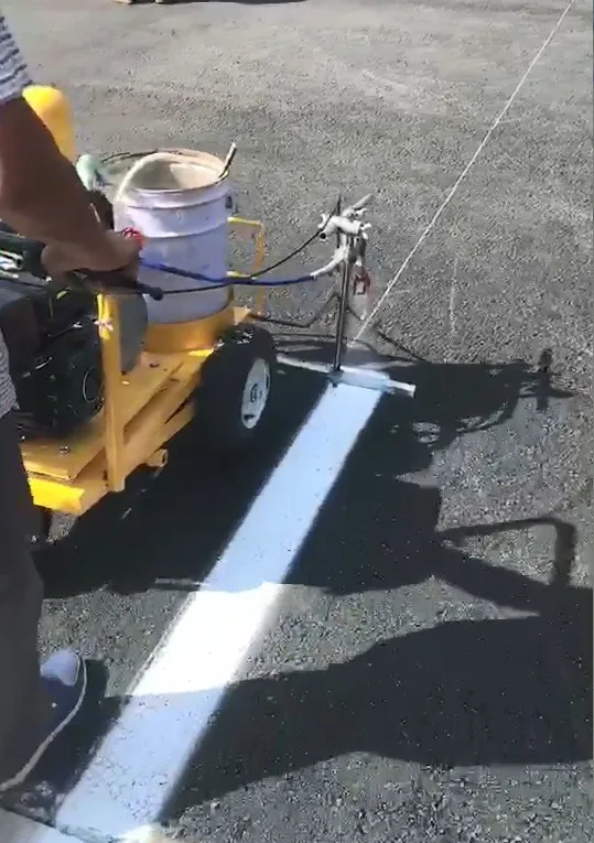 cold paint road marking machine road lines paint airless road marking machine for sale