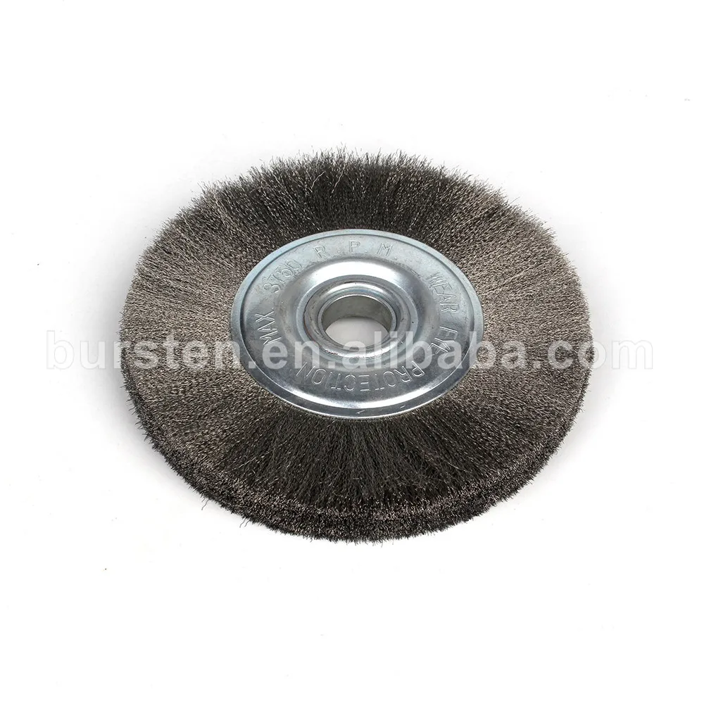 Wire Polishing Brush Steel Wire Wheel Shaped For Stainless Steel Buffing Tool