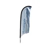 High quality 3.5m pole excellent cheap pizza feather flag with fiberglass pole
