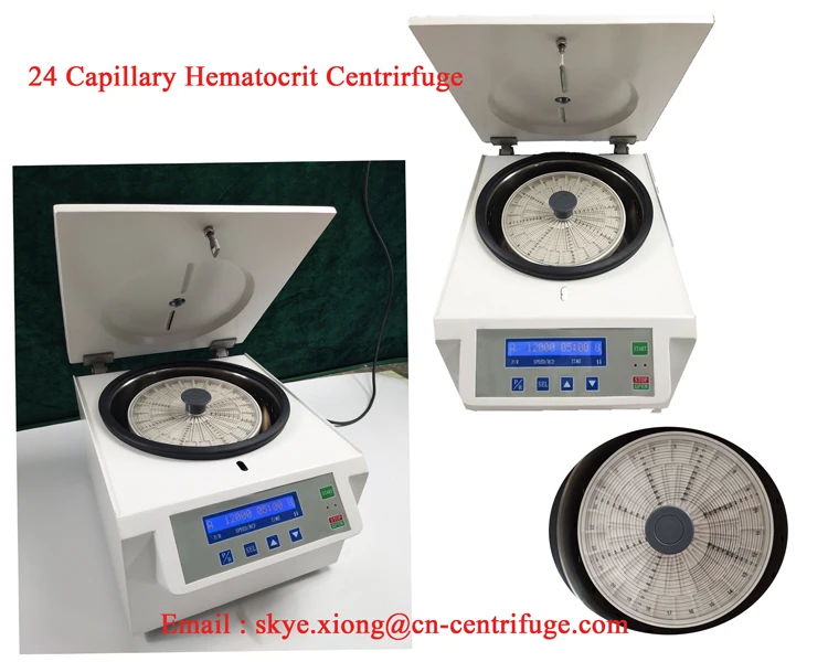 Lab/ Blood Bank High Speed Hematocrit 12/24 Capillary 12000rpm Hot