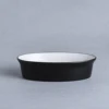Wholesale Classics Oval Shape Matte Glazed Ceramic Bakeware For BBQ