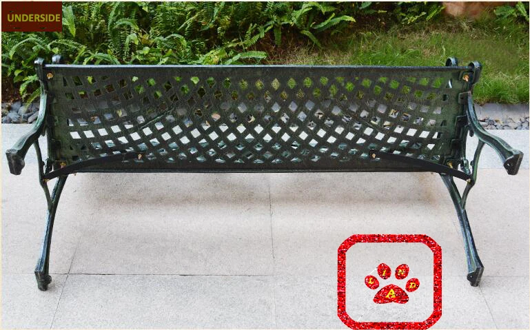 Heavy Duty All Weather Rust Free Cast Iron Outdoor Park Bench - Buy