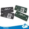 Full Color Offset Print keychain barcode key ring with qr code