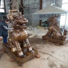 Factory high quality bronze Chinese dragon statue