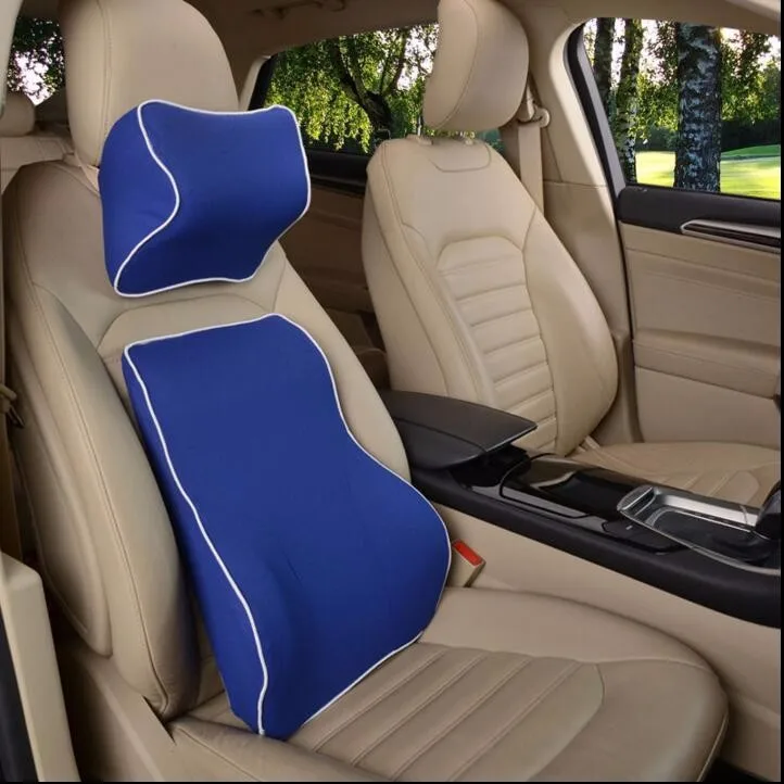 Mesh Cover Memory Foam Car Pillow Kit Buy Memory Fom Pillow Car