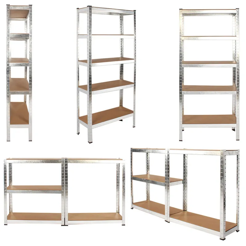 Explosion Models 5 Tier Metal Storage Garage Shelving Racking