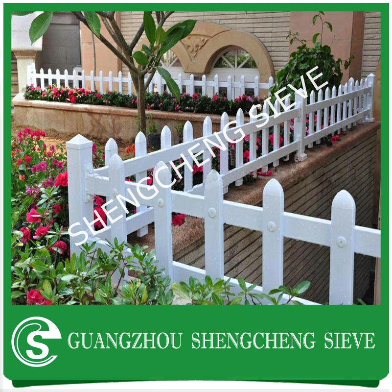 In Stock Plastic Fencing Villa Pvc Fence Flower Bed Fencing For Garden