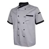 Unisex Executive Chef Coat with piping trim collar