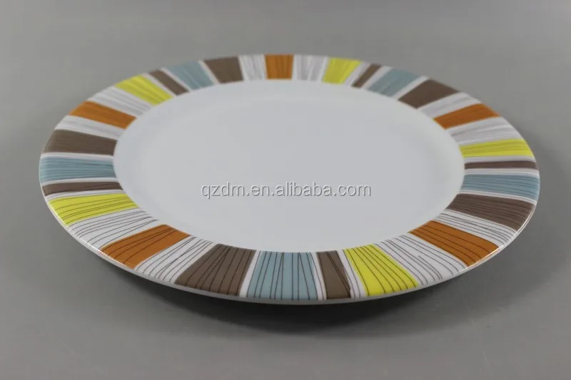 Simple style Melamine Dinner plate 8"-10"