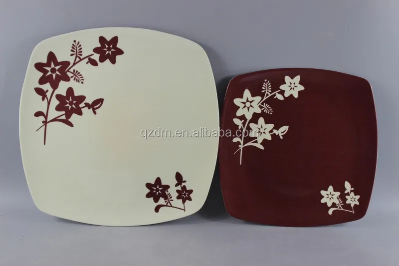 Factory Supply Melamine Party plate , Cake dishes 8-10inch