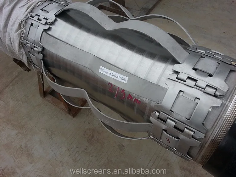 w-stainless steel tubings with centralizers