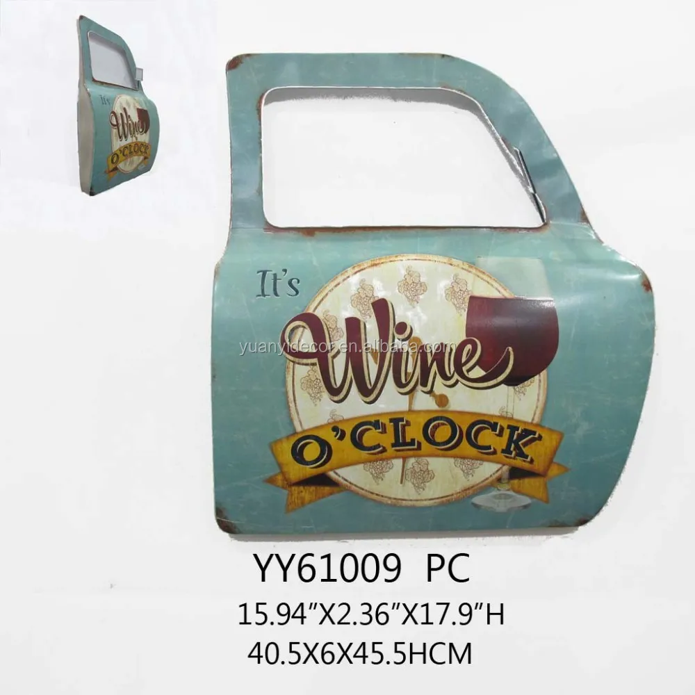 Decorative Factory Metal Car Door Wall Arts For Home Decor - Buy Metal