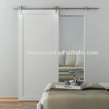 Composite White Interior Barn Doors Double Single Door Slab Hanging On Track Buy Interior Door Slabs Composite Door Slab Barn Door Product On