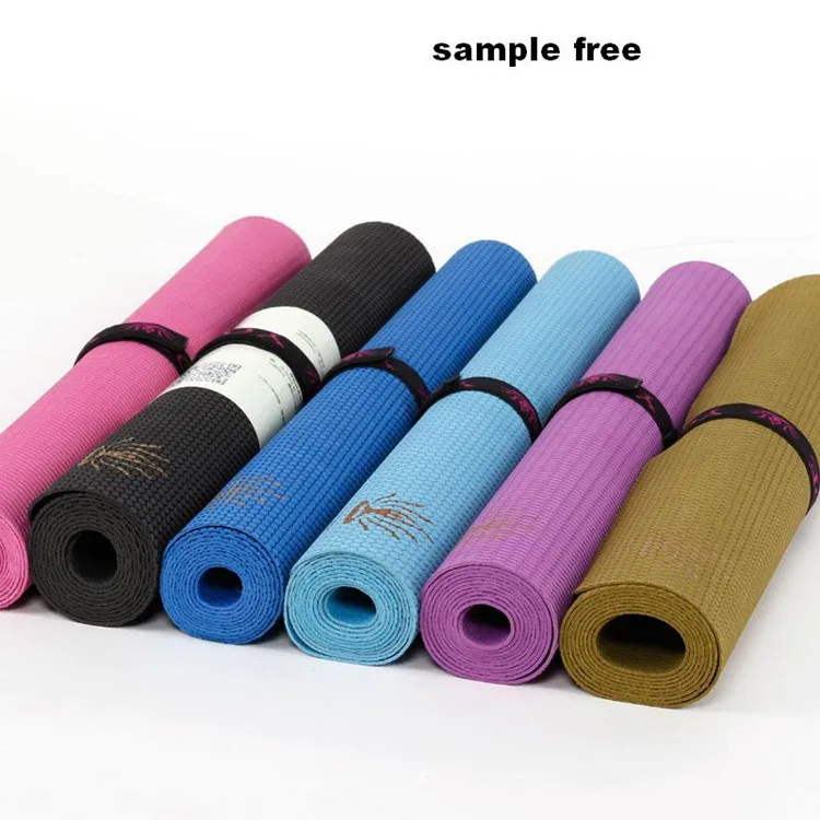 Tigerwings new arrival eco rubber yoga mat, yoga towel with rubber backed