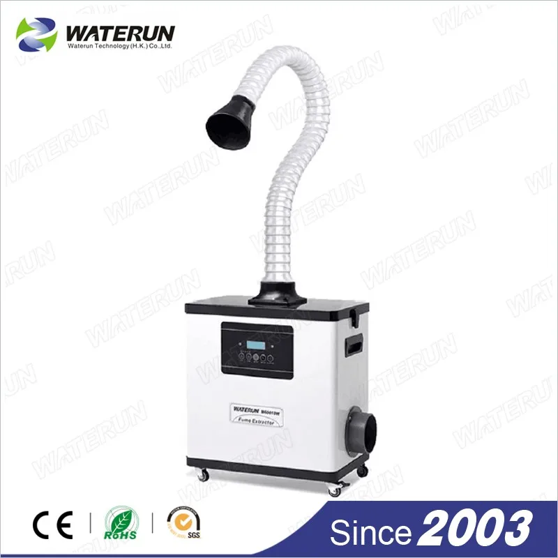 Beauty Salon Fume Extractor Smoke Extractor Fan White With 75mm Exhaust