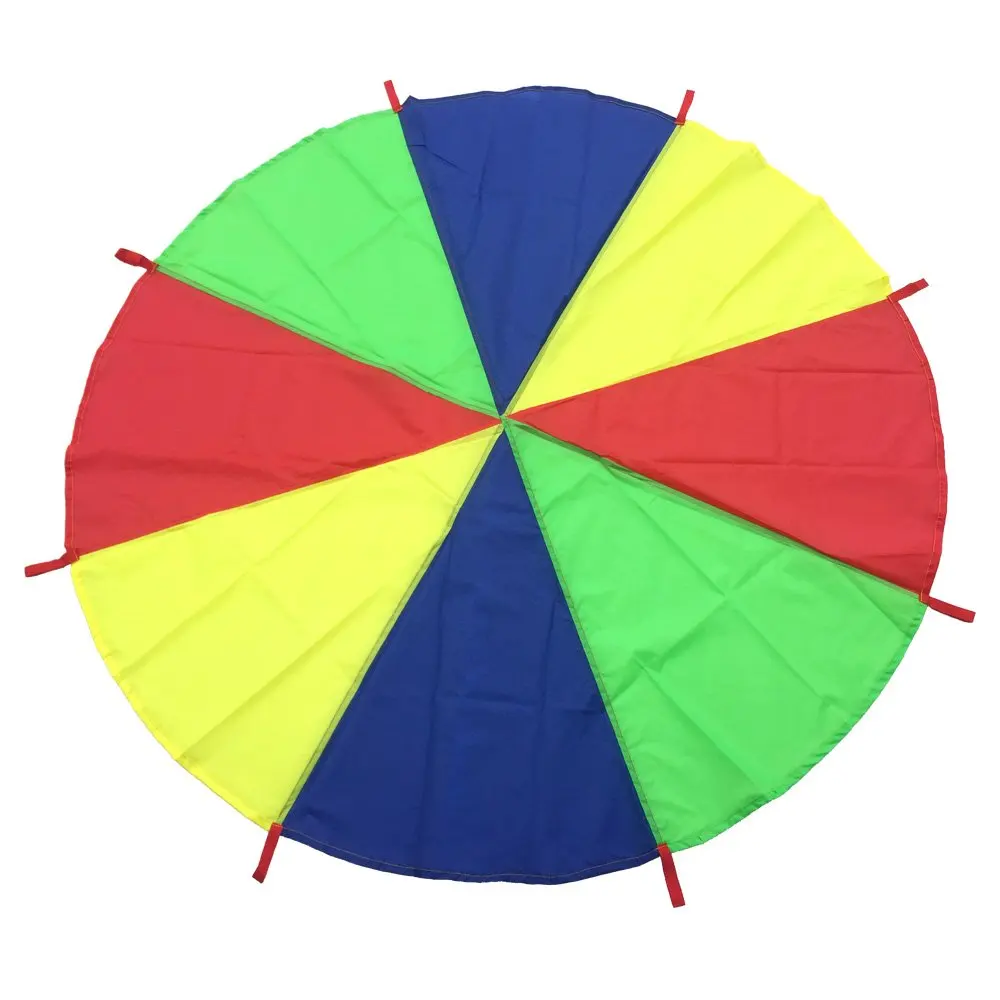 6 Feet for Kids Parachute with 8 Handles for Kids Play Kids Games ...