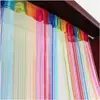 Latest design read made colourful string curtain