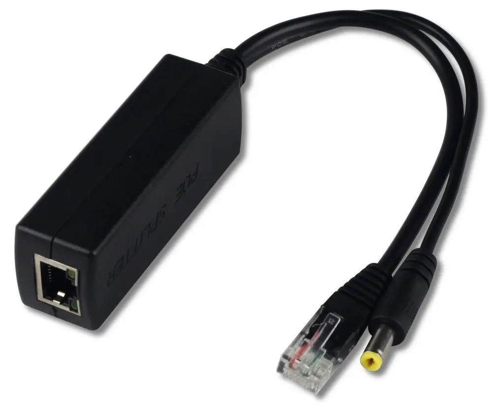 Standard Network Power Over Input And Output Splitter Adapter Enables Poe Splitter