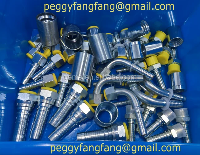 Hydraulic High Pressure Rubber Hose Fittings Pipe Fitting Metric Dk,Dkj