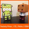 Novelty Lovely 3D Silicone Cartoon Mr. Box soft cover Case For Apple iPhone 5