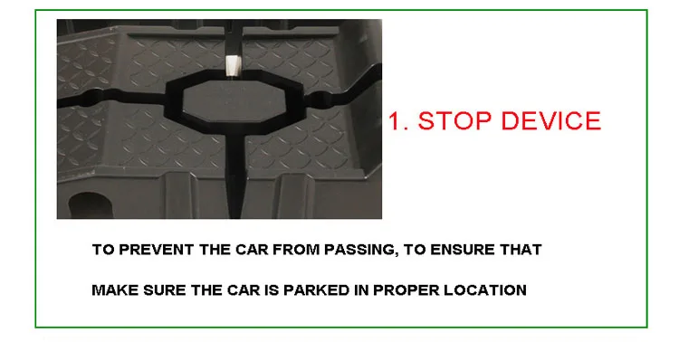 Wheel riser Car ramp plastic Material handling equipment
