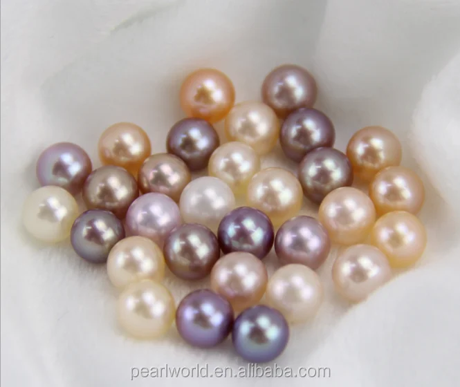 7.5-8mm Aaa Grade Price Round Natural Freshwater Pearls,White Loose ...