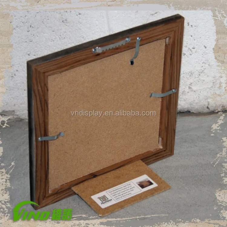 8x8 Thin X 1.25" Barn Wood Picture Frame Wholesale,Adjustable Vintage