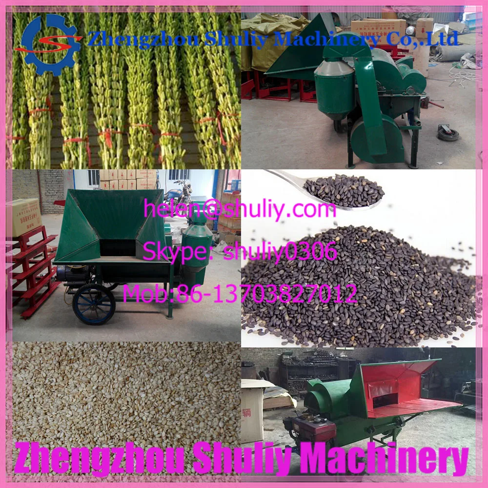 High Productivity Sesame Seeds Hulling Machine Sesame Seed Harvesting
