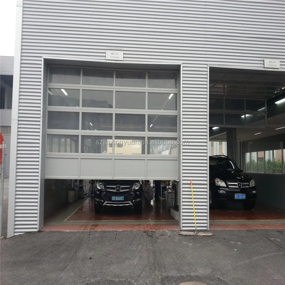 Vetro smerigliato/chiaro vetro/plexiglass porta automatica garage ... Porte pieghevoli vetro